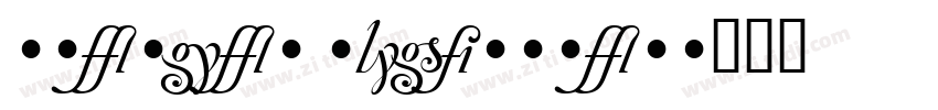 Brethen Ligatures字体转换